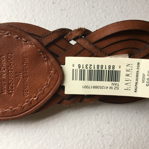 Ralph Lauren Leather Belt Sz Medium - Picture 3 of 6